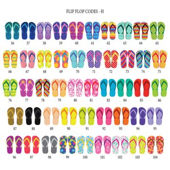 Personalised Family Print With Flip Flops, 6 of 8