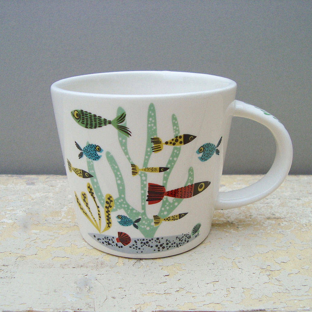 fish mug by hannah turner