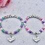 Personalised Flower Girl Bracelet, Bridesmaid Charm Bracelet, thumbnail 12 of 12