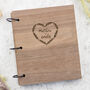 Personalised Heart Wreath Wedding Photo Scrapbook, thumbnail 1 of 7