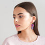 Statement Square Earrings, thumbnail 3 of 3