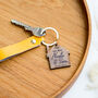 His And Hers Retro New Home Keyring Gift Set, thumbnail 6 of 8