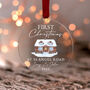 Our First Christmas In New Home Personalised Bauble, thumbnail 6 of 8