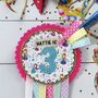 Personalised Princess Themed Birthday Rosette, thumbnail 1 of 4