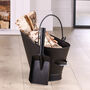 Traditional Black Fireplace Companion Set, thumbnail 5 of 5