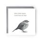 When Robins Appear – Loved Ones Are Near Sympathy Card, thumbnail 1 of 4