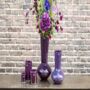 Vase Glass Loflo Plum, thumbnail 3 of 3