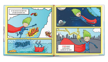 Personalised Children's Book, Super Kid, 3 of 11