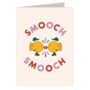 Smooch Smooch Love Greeting Card, thumbnail 1 of 2