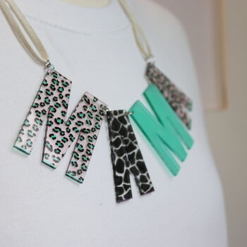 Leopard Print Mama Necklace, 12 of 12