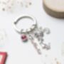 Cheerleader Personalised Keyring Cheerdance, thumbnail 2 of 7