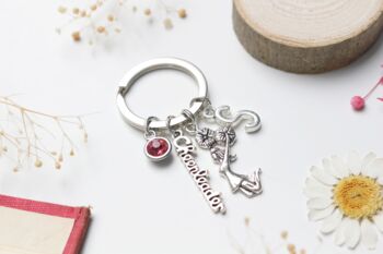 Cheerleader Personalised Keyring Cheerdance, 2 of 7