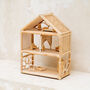 Heirloom Rattan Dolls House With Mini Furniture Set, thumbnail 4 of 5
