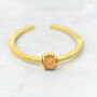 Citrine One Size Fits All November Birthstone Ring, thumbnail 1 of 5
