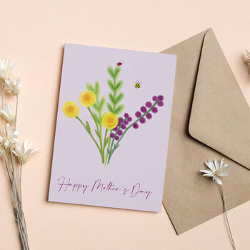 Mother's Day Bunch Of Flowers Card, 7 of 7