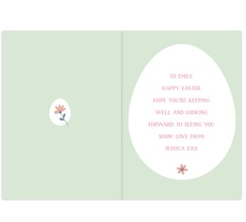 Personalised Easter Springtime Card, 2 of 4