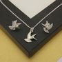 Hummingbird Necklace And Earrings Set, thumbnail 1 of 2