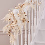 Luxury Pre Lit Pampas Wreath And Garland Collection, thumbnail 4 of 9