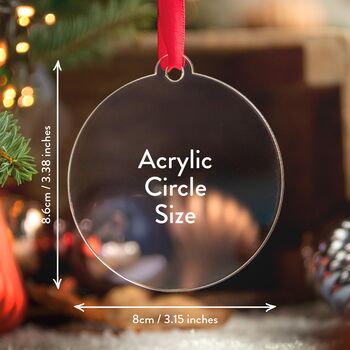 Personalised Baby First Christmas Grandparents Bauble, 6 of 8