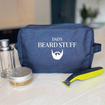 Men's Beard Stuff Personalised Wash Bag, 2 of 3