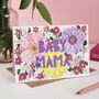 'Baby Mama' New Mum Paper Cut Card, thumbnail 3 of 7