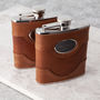 Personalised Leather Hip Flask, thumbnail 7 of 12