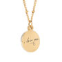 Personalised Handwriting Disc Necklace, thumbnail 3 of 7
