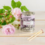 Levanto Jasmine And Rose Candle Tin, thumbnail 1 of 4