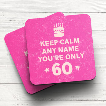 Personalised Mug 'Keep Calm 60th Birthday', 4 of 6