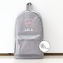 Personalised Name And Design Unisex Mini Backpack, thumbnail 3 of 12