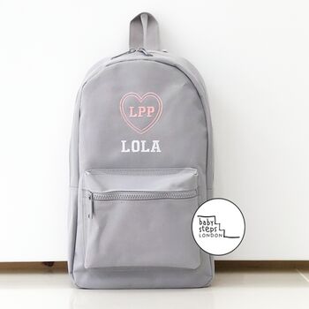 Personalised Name And Design Unisex Mini Backpack, 3 of 12