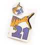 Number 21 Dinosaur Card And Badge Set, thumbnail 1 of 4