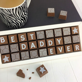 Personalised Father's Day Chocolates For Dads, 4 of 8