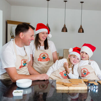 Personalised Family Matching Christmas Apron, 9 of 12