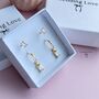 Earrings Set Gift For Her With Matching Stud Earrings And Hoops, thumbnail 2 of 11