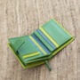 Personalised Lime And Green Small Leather Purse Wallet, thumbnail 6 of 12