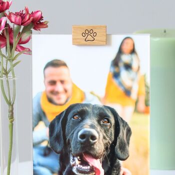 Personalised Pet Memorial Candle, Stem Vase Photo Frame, 5 of 9