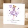 Personalised Lilac 18th Birthday Card For Her, thumbnail 1 of 8