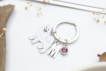 Pomeranian Personalised Keyring Dog Owner Gift, 5 of 9