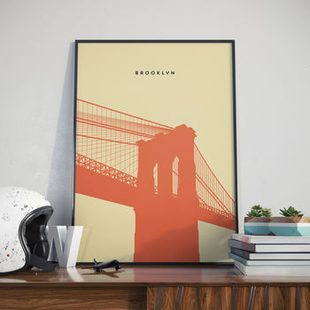 Brooklyn Bridge, Print. Poster, 2 of 2
