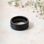 Personalised Black Stainless Steel Wide Spinner Ring, thumbnail 4 of 10