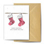 These Are Just Big Socks Plantable Christmas Card, thumbnail 1 of 2