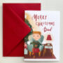 Christmas Greetings Card For Parents, thumbnail 4 of 6