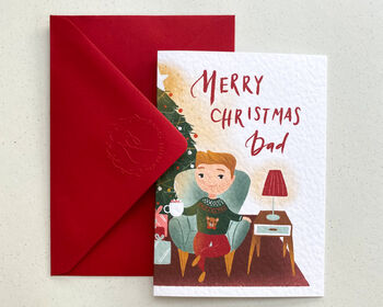 Christmas Greetings Card For Parents, 4 of 6