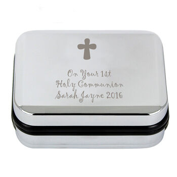 Personalised Cross Necklace And Box, 3 of 6