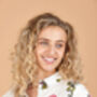 Indian Cotton Rosette Bloom Print Dress, thumbnail 3 of 4