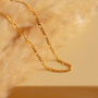Short Dainty Figaro Chain Necklace For Women, thumbnail 1 of 5