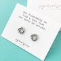 Sterling Silver Knot Of Friendship Earrings, thumbnail 1 of 2