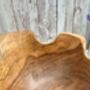 21cm Hand Carved Teak Root Star Bowl Wood Serving Dish, thumbnail 8 of 12