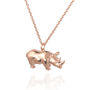 Personalised Rhino Necklace, thumbnail 7 of 10